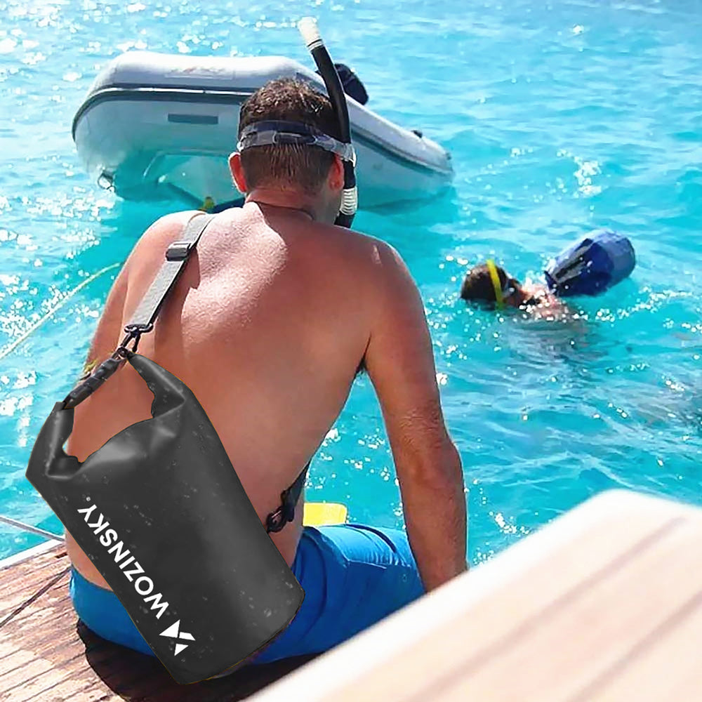 Wozinsky WWK-30 waterproof bag for 30l sup kayak - black_2