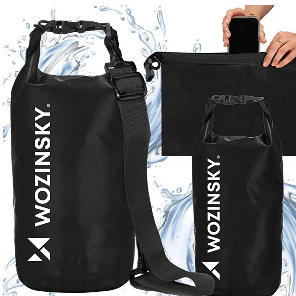 Wozinsky WWK-30 waterproof bag for 30l sup kayak - black_4