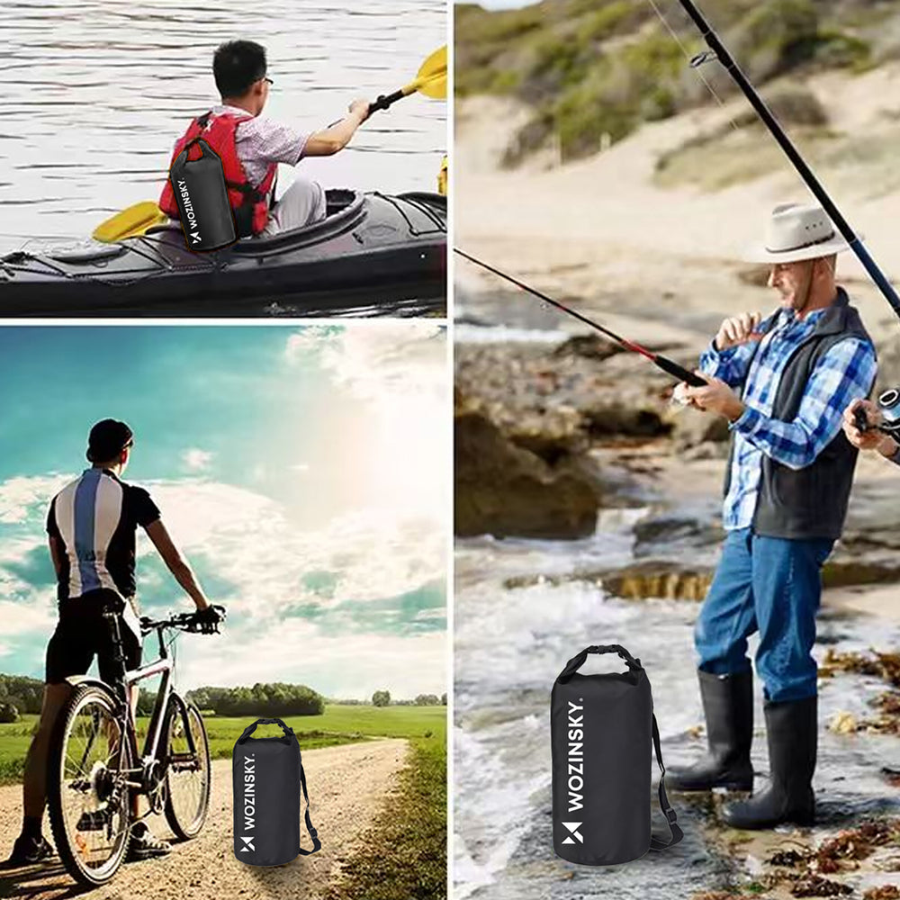Wozinsky WWK-30 waterproof bag for 30l sup kayak - black_5