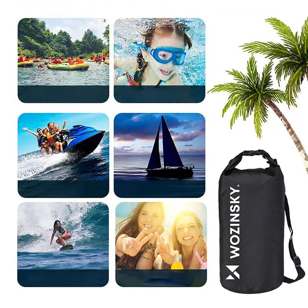Wozinsky WWK-30 waterproof bag for 30l sup kayak - black_6