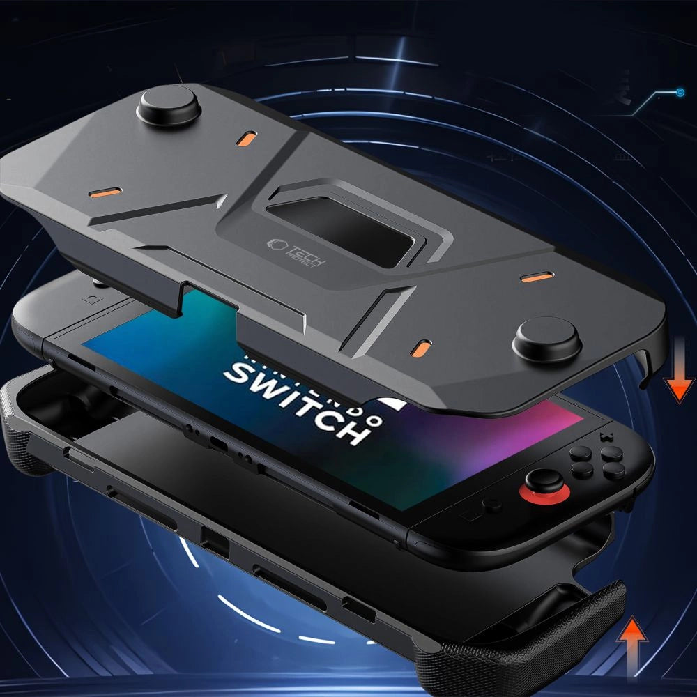 Tech-Protect Carbonox Case for Nintendo Switch 2 - Black_3