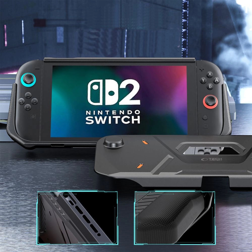 Tech-Protect Carbonox Case for Nintendo Switch 2 - Black_5