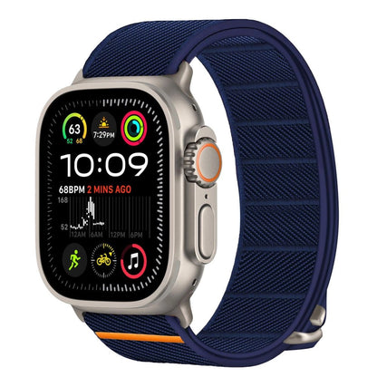 Tech-Protect Nylon Slip Strap for Apple Watch 44 / 45 / 46 / 49 mm - Navy Blue_3