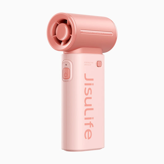 Jisulife Handheld Fan Life9 5000mAh Portable USB Fan - Pink_0