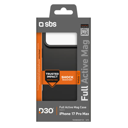 SBS Full Active Mag Case with D3O Technology for iPhone 17 Pro Max - Black_1