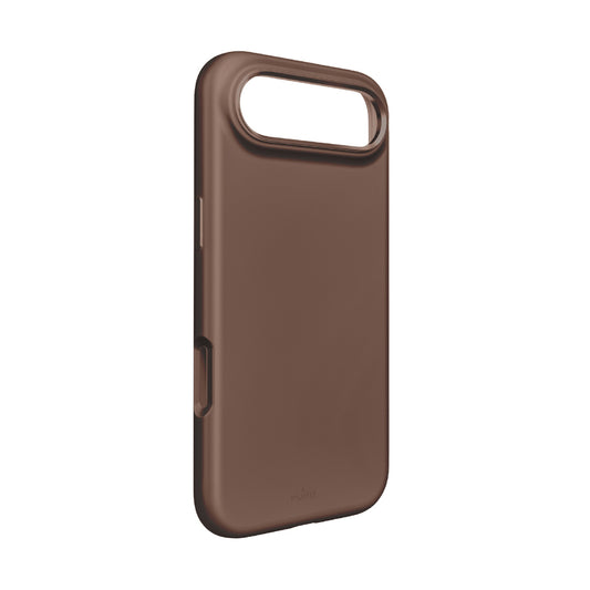 Pure Icon Mag Pro Liquid Silicone Case for iPhone 17 Air, MagSafe Compatible, with Camera Protection and Aluminum Buttons - Brown_0