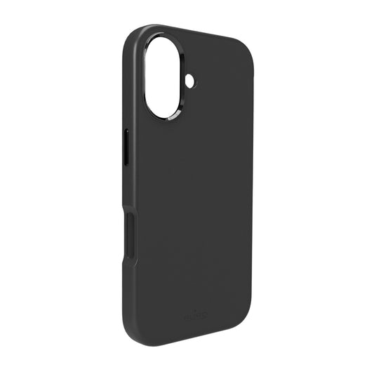 Pure Icon Mag Pro Liquid Silicone Case for iPhone 17, MagSafe Compatible, with Camera Protection and Aluminum Buttons - Black_0