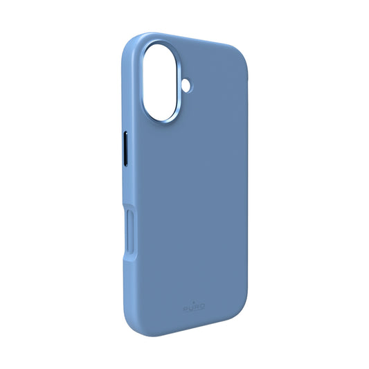 Pure Icon Mag Pro Liquid Silicone Case for iPhone 17, MagSafe Compatible, with Camera Protection and Aluminum Buttons - Blue_0