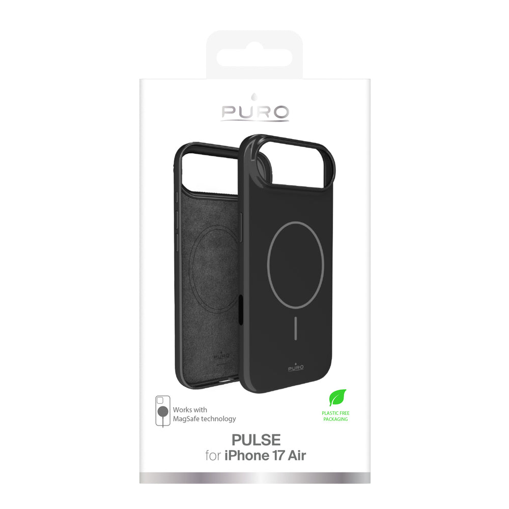 Puro Pulse Protective Case for iPhone 17 Air Polycarbonate - Black_1