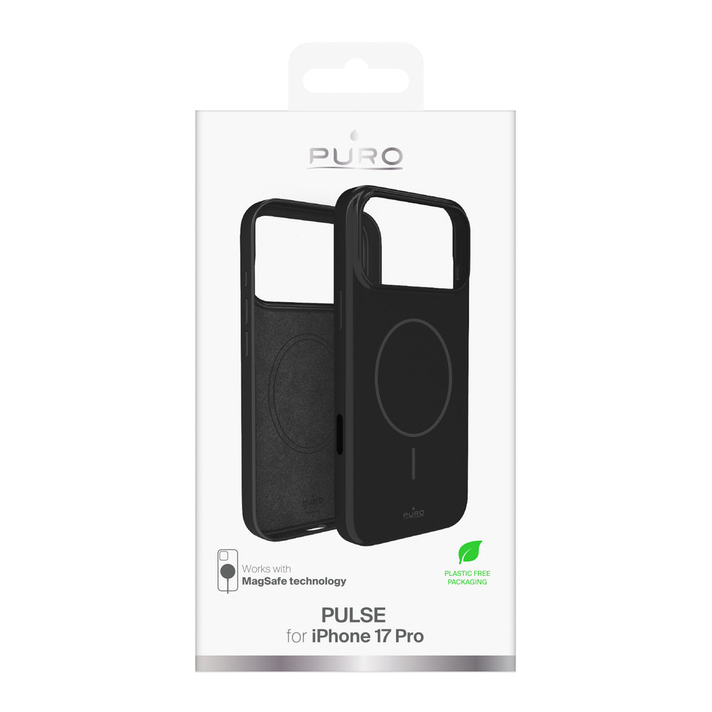 Puro Pulse Protective Case for iPhone 17 Pro Polycarbonate - Black_1