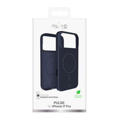 Puro Pulse iPhone 17 Pro Polycarbonate Protective Case - Dark Blue_1