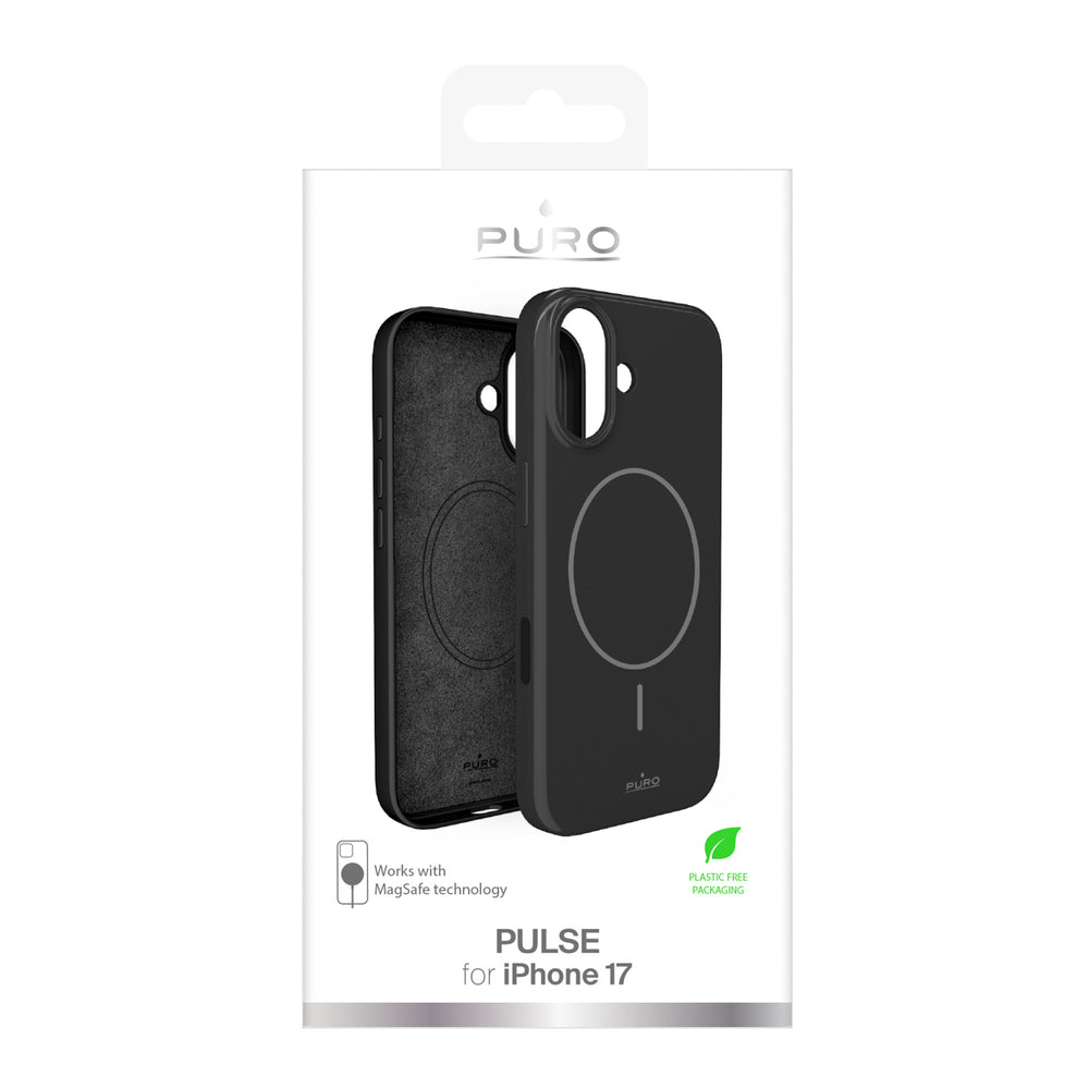 Puro Pulse iPhone 17 Protective Case Polycarbonate - Black_1