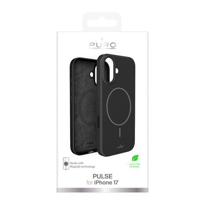 Puro Pulse iPhone 17 Protective Case Polycarbonate - Black_1