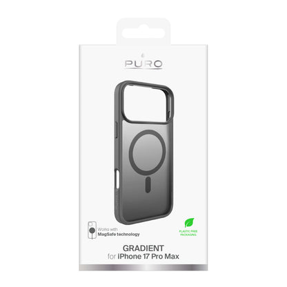 Puro Gradient TPU MagSafe Compatible Case for iPhone 17 Pro Max - Gray_1