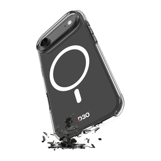 Puro Impact Clear D3O TPU+PC MagSafe Compatible Case for iPhone 17 Air - Transparent_0
