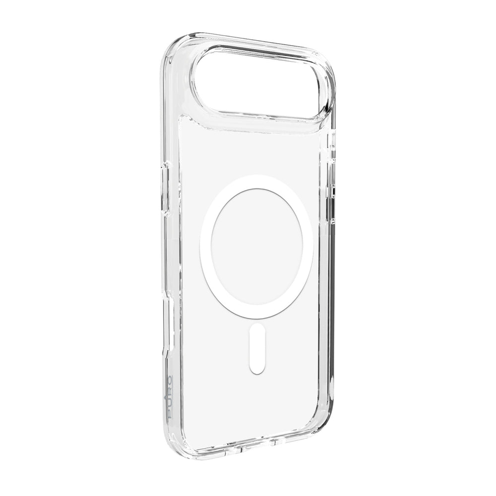Puro Lite Mag TPU+PC Case Compatible with MagSafe for iPhone 17 Air - Transparent with White Ring_0