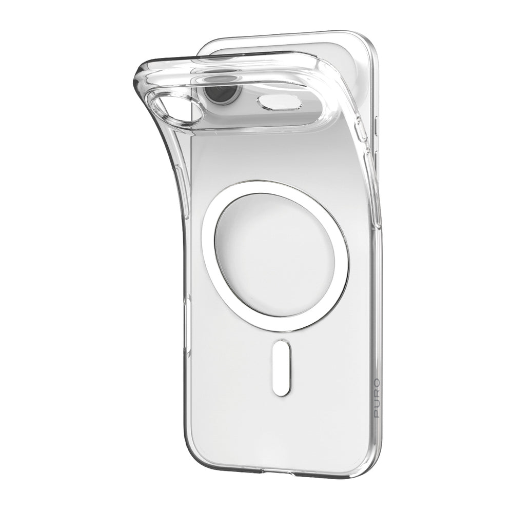 Puro 0.3 MAG Ultra-Slim TPU Case Compatible with MagSafe for iPhone 17 Air - Transparent_0