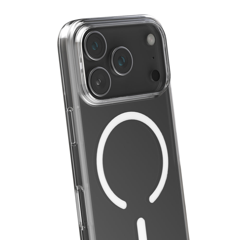 Puro 0.3 MAG Ultra-Slim TPU Case Compatible with MagSafe for iPhone 17 Pro - Transparent_1