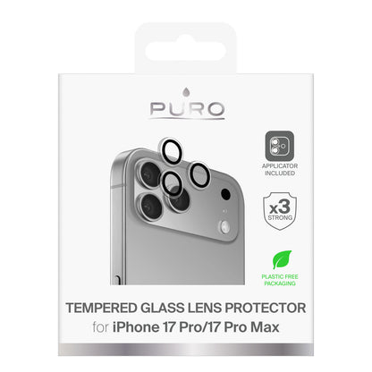 Puro Individual tempered glass lenses for iPhone 17 Pro / iPhone 17 Pro Max_1