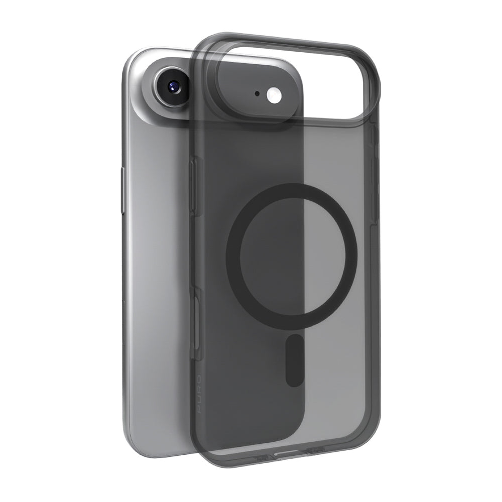 Puro Daylight Magsafe Compatible Silicone Case for iPhone 17 Air - Translucent Black_0