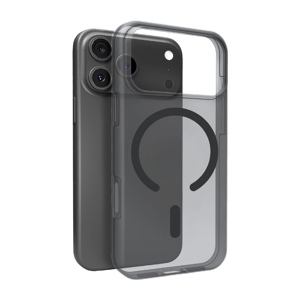 Puro Daylight Magsafe Compatible Silicone Case for iPhone 17 Pro Max - Translucent Black_0
