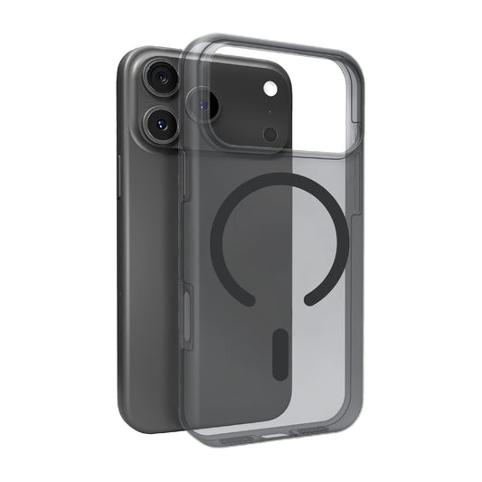 Puro Daylight Magsafe Compatible Silicone Case for iPhone 17 Pro Max - Translucent Black_0