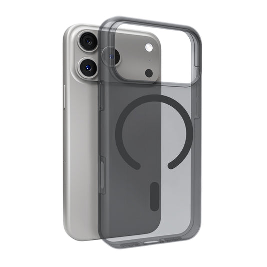 Puro Daylight Magsafe Compatible Silicone Case for iPhone 17 Pro - Translucent Black_0