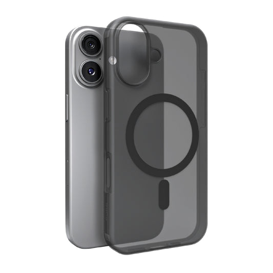 Puro Daylight Magsafe Compatible Silicone Case for iPhone 17 - Translucent Black_0