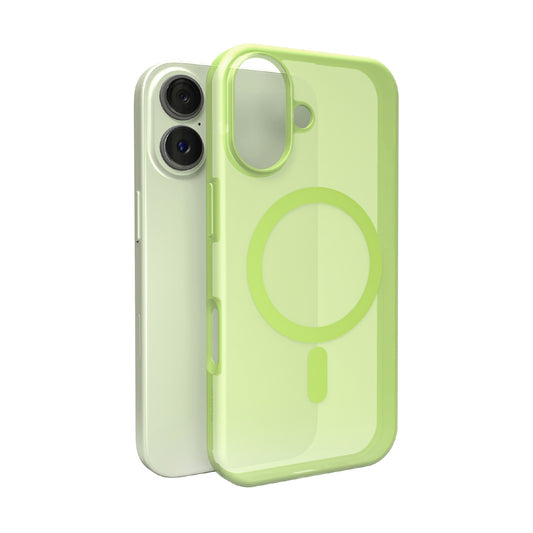 Puro Daylight Magsafe Compatible Silicone Case for iPhone 17 - Translucent Green_0
