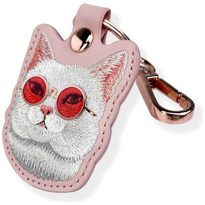 Nimmy Glasses Cool Cat Tracker Case - Pink_4