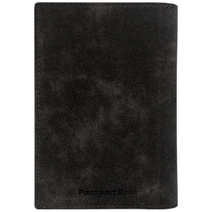 Nimmy Raptor Wolf Passport/Wallet Case - Brown_1