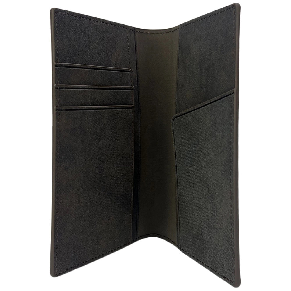 Nimmy Raptor Wolf Passport/Wallet Case - Brown_2