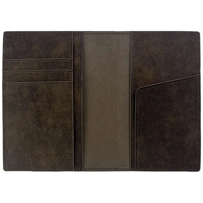 Nimmy Raptor Wolf Passport/Wallet Case - Brown_3