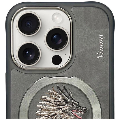 Nimmy Dragon MagSafe Case for iPhone 16 Pro Max - Gray_1