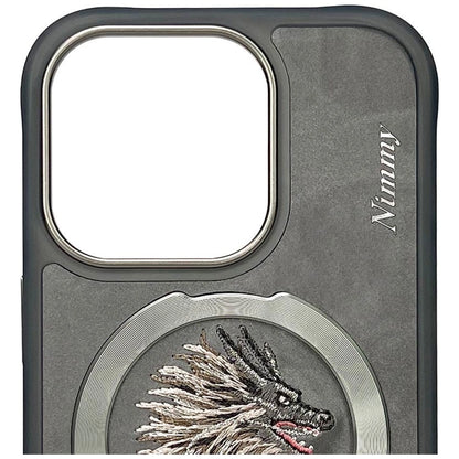 Nimmy Dragon MagSafe Case for iPhone 16 Pro Max - Gray_3
