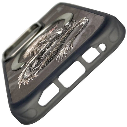 Nimmy Dragon MagSafe Case for iPhone 16 Pro Max - Gray_6