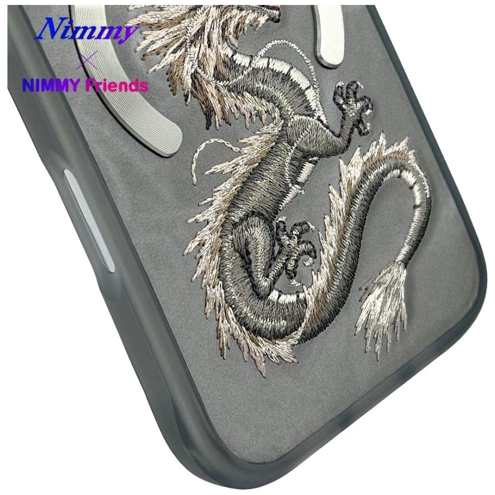 Nimmy Dragon MagSafe iPhone 16 Case - Gray_11