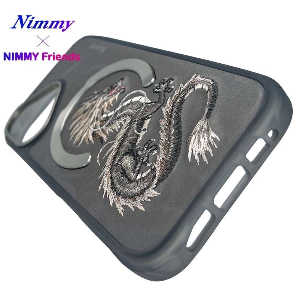 Nimmy Dragon MagSafe iPhone 16 Case - Gray_12
