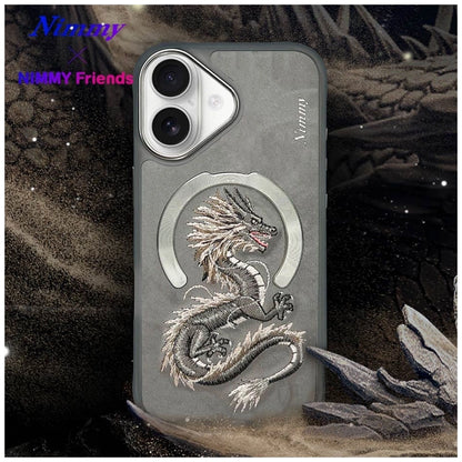 Nimmy Dragon MagSafe iPhone 16 Case - Gray_13