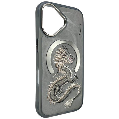 Nimmy Dragon MagSafe iPhone 16 Case - Gray_4