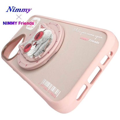 Nimmy Glasses Cool Cat MagSafe Case for iPhone 16 - Pink_12