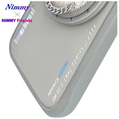 Nimmy Glasses Cool Cat MagSafe Case for iPhone 16 - Gray_10
