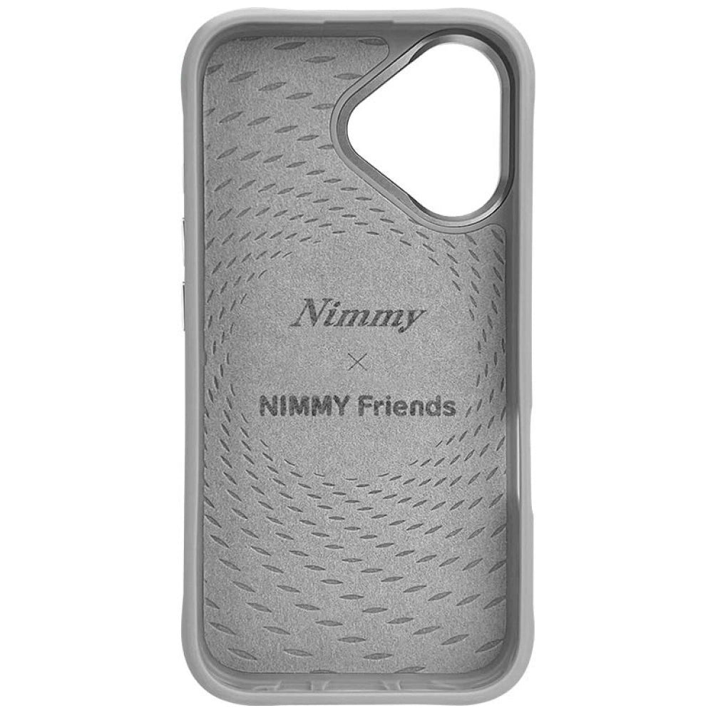 Nimmy Glasses Cool Cat MagSafe Case for iPhone 16 - Gray_2