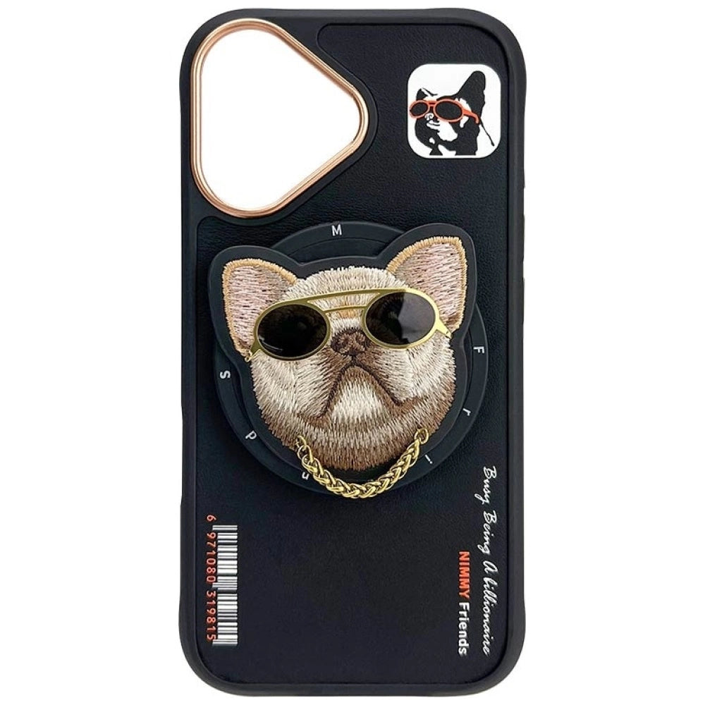 Nimmy Glasses Cool nag MagSafe case for iPhone 16 - black_1