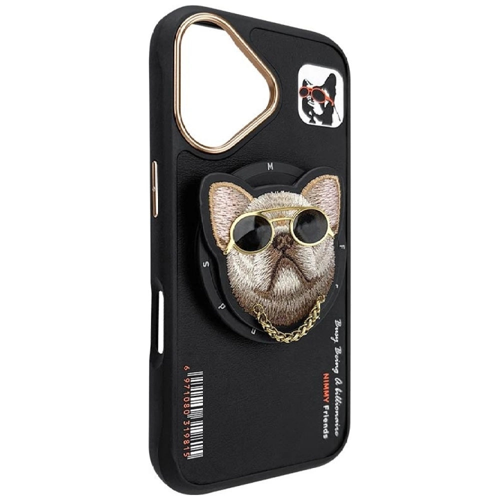 Nimmy Glasses Cool nag MagSafe case for iPhone 16 - black_4