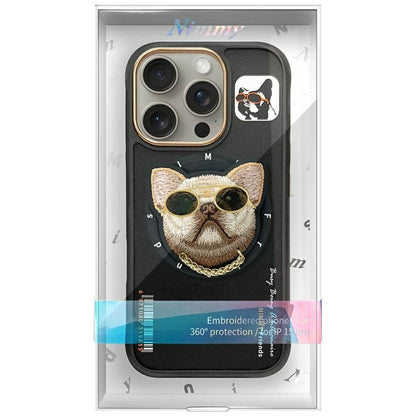 Nimmy Glasses Cool Dog MagSafe Case for iPhone 16 Pro - Black_9
