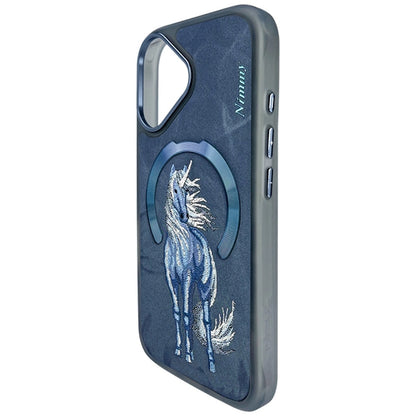 Nimmy Magnetic Fantasy Animal MagSafe Case for iPhone 16 - Blue_1