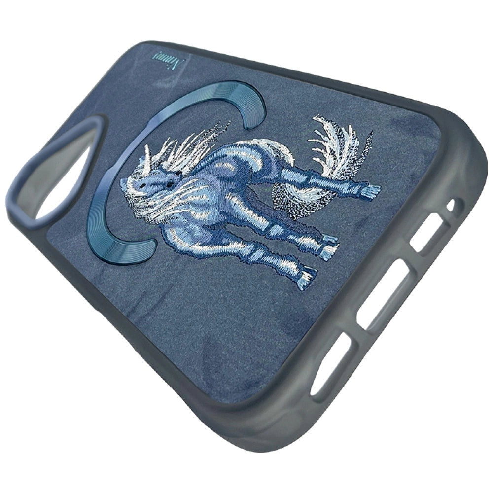 Nimmy Magnetic Fantasy Animal MagSafe Case for iPhone 16 - Blue_3