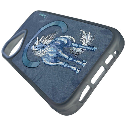 Nimmy Magnetic Fantasy Animal MagSafe Case for iPhone 16 - Blue_3