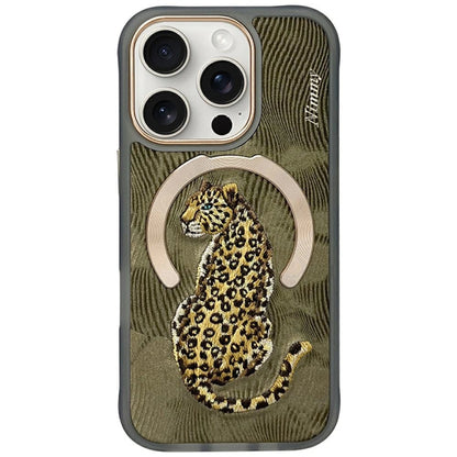 Nimmy Magnetic Fantasy Animal MagSafe Case for iPhone 16 Pro - Gold_0